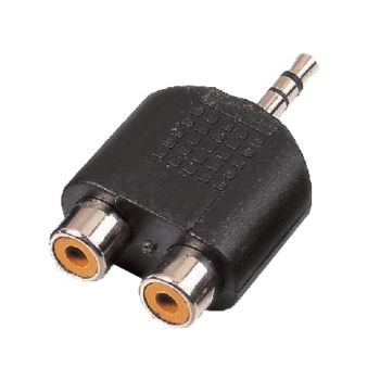 Soundsation adaptador estéreo sada044-1 2xrca hembra - jack de 3,5 mm macho (jueg