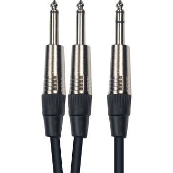 Yellow cable eco-k05-3 cable de 3 metros 2 jacks mono macho a jack stereo macho