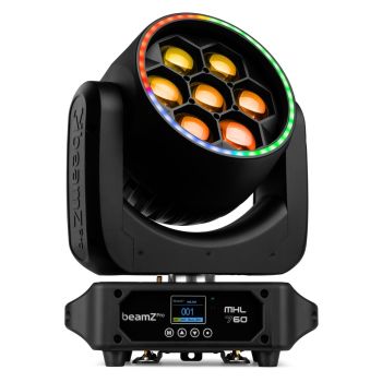 Beamz mhl760 mov head zoom 7x60w beeeye