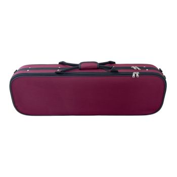 Rapsody estuche de violín elegance rectangular 4/4 4/4 burgundy burdeos
