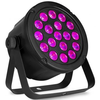 Beamz slimpar 45 foco par 18 x 3w 3in1 rgb dmx 150898