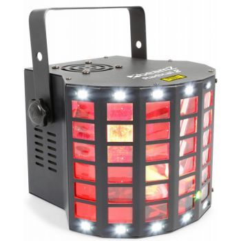 Beamz radical ii derby led con laser rg y strobo 153711