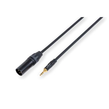 Soundsation cable adaptador wiremaster wm-mjxlrm15 mini jack estéreo 3.5 - xlr ma