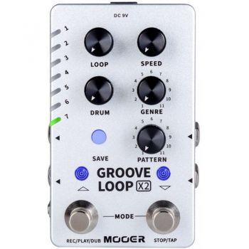 Mooer groove loop x2 looper y drum machine