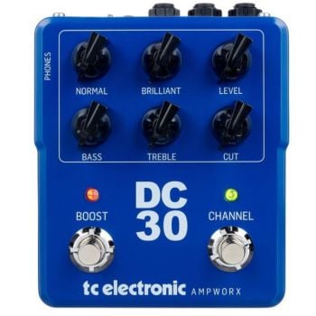 Tc electronic dc30 preamp pedal previo para guitarra