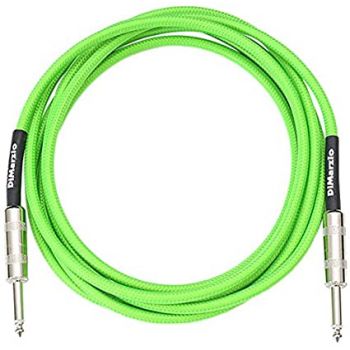 Dimarzio ep1710ssgn cable para guitarra verde neón 3 metros