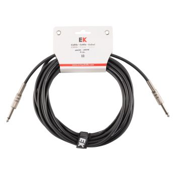 Ek audio cable para guitarra jack-jack recto 3m