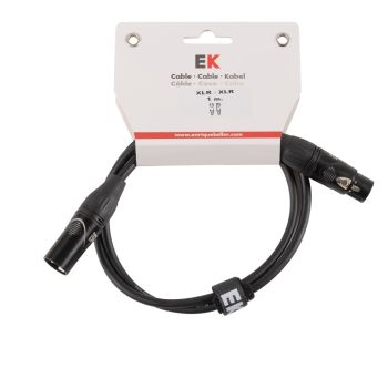 Ek audio cable para micrófono xlr-xlr macho de 9 metros