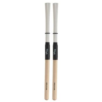 Stagg sbru10-wn pareja de escobillas de nylon