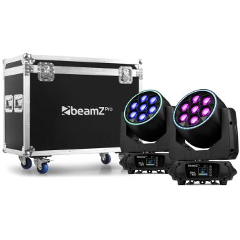 Beamz mhl760 mov head zoom 7x60w 2pcs fc