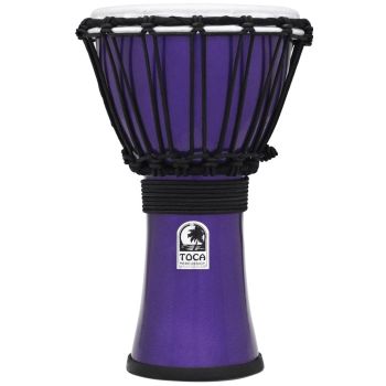 Toca percussion tfcdj-7mi indigo metalizado djembe freestyle colorsound