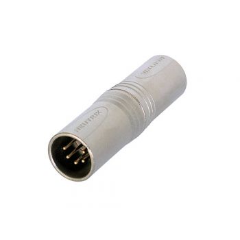 Neutrik NA5 MM Adaptador XLR Macho 5 Pins a XLR Macho 5 Pins *