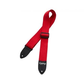Epiphone aest-ctrd correa para guitarra red