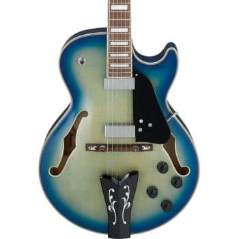 Ibanez gb10em-jbb guitarra eléctrica george benson signature jet blue burst