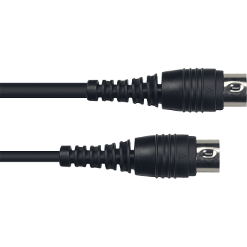 Yellow cable eco-md1 cable midi de 1 metro din de 5 pines