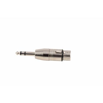 Ek audio adaptador xlr hembra-jack stereo 1/4