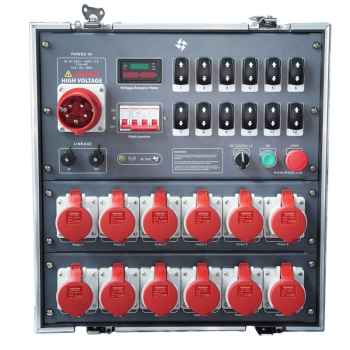Mode control motores 12 canales con mando a distancia y flightcase