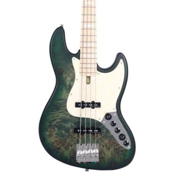 Marcus miller v7 swamp ash-4 reissue trans green satin bajo eléctrico