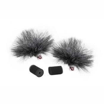 Rycote pair grey ristretto lavalier windjammer antiviento para micrófono