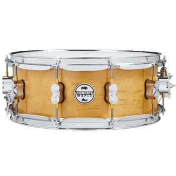 Drum workshop pdcm5514ssna pdp concept maple 5.5x14 snare natural lacquer