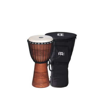 Meinl adj2-m pack djembe de madera + funda mediano