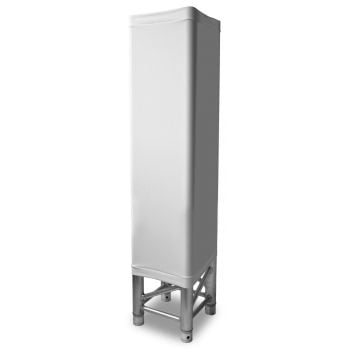 Beamz funda de lycra para truss 1m blanca con cremallera 180062