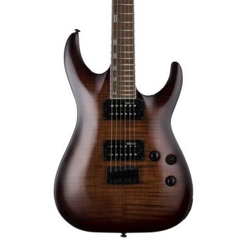 Ltd h-200fm dark brown sunburst guitarra eléctrica