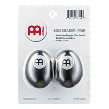 Meinl es2-bk set de shakers 2u negro