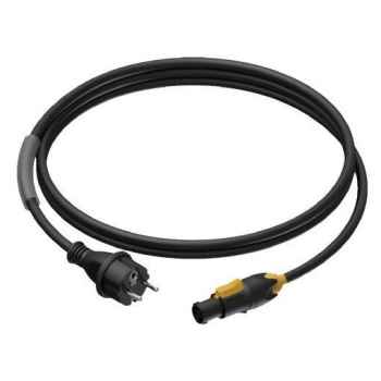 Procab cable alimentación schuco macho powercon hembra neutrik 1,5 m
