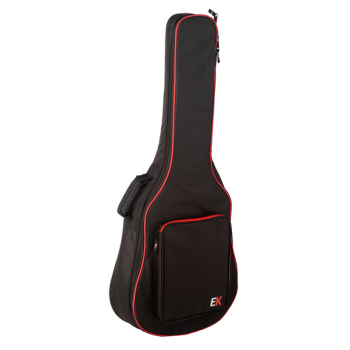 Ek audio funda para guitarra clásica de 15mm roja
