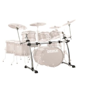 Peace dr-20 soporte para batería con estructura de estilo curvo
