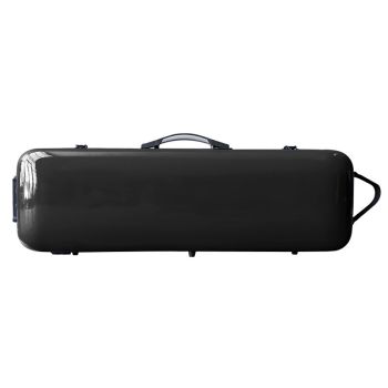 Rapsody estuche de violín rectangular rainbow 4/4 black negro