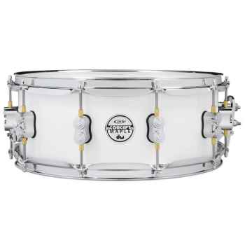 Drum workshop pdcm5514sspw pdp concept maple 5.5x14 snare pearlescent white lacquer