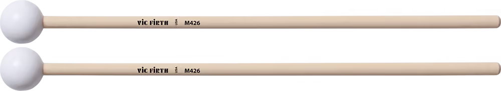 Vic firth mazas m426 vf teclado articulate series teflón - medium hard (1 1/4\)