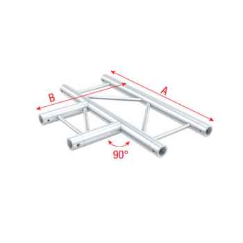 Showtec cross horizontal cruceta en t horizontal para truss fs30017h