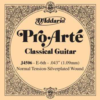 D´addario j4506 cuerda suelta para guitarra española