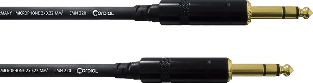 Cordial cable de audio jack estéreo 6m