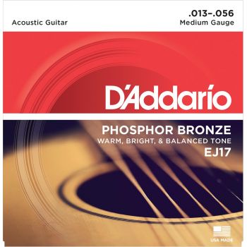 D addario ej-17(013-056) cuerdas guitarra acústica