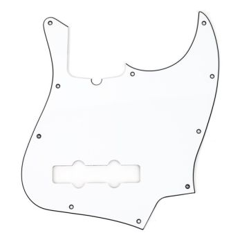 Soundsation golpeador jp-3w para jazz bass, 3 capas, blanco