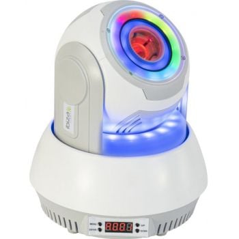 Ibiza light star-spot-wh mini móvil cabeza spot 30w rgbw blanca