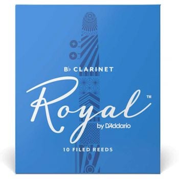 Daddario royal rcb1025 cañas clarinete bb dureza 2,5 pack 10 unidades