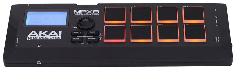 AKAI MPX-8 SD Sample Pad Controller mpx 8