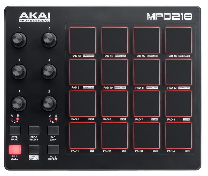 AKAI MPD 218 Controlador Midi AHORA con MPC BEATS MPD 218