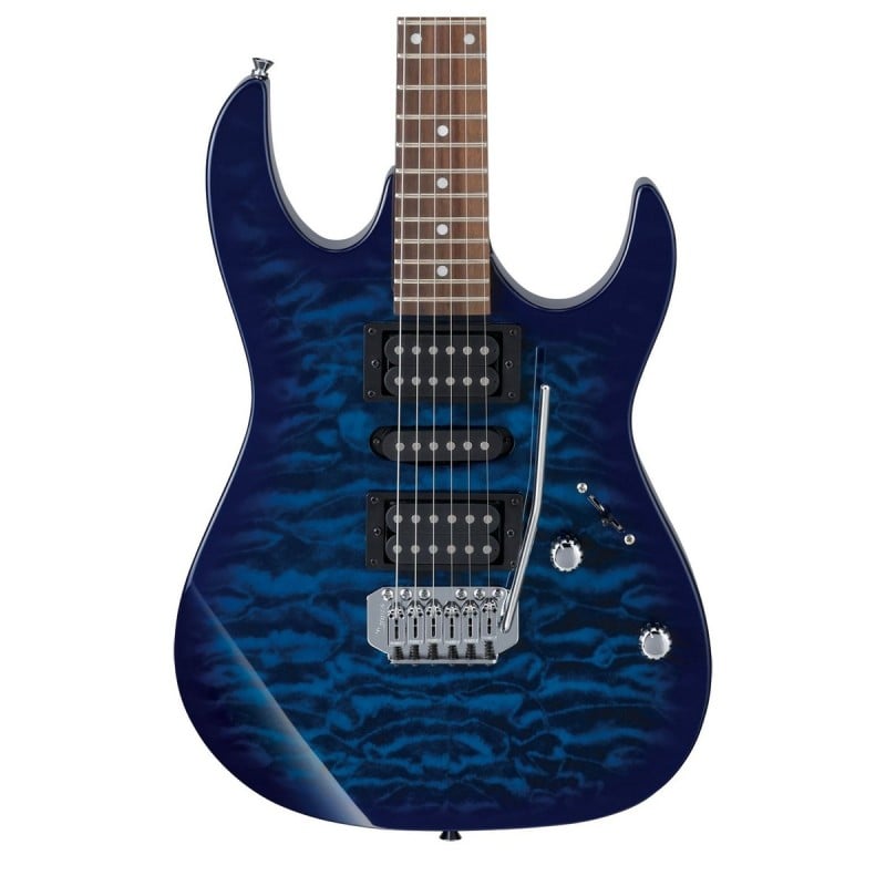 Ibanez GRX70QA-TBB Guitarra Eléctrica Transparent Blue Burst GRX70QA-TBB