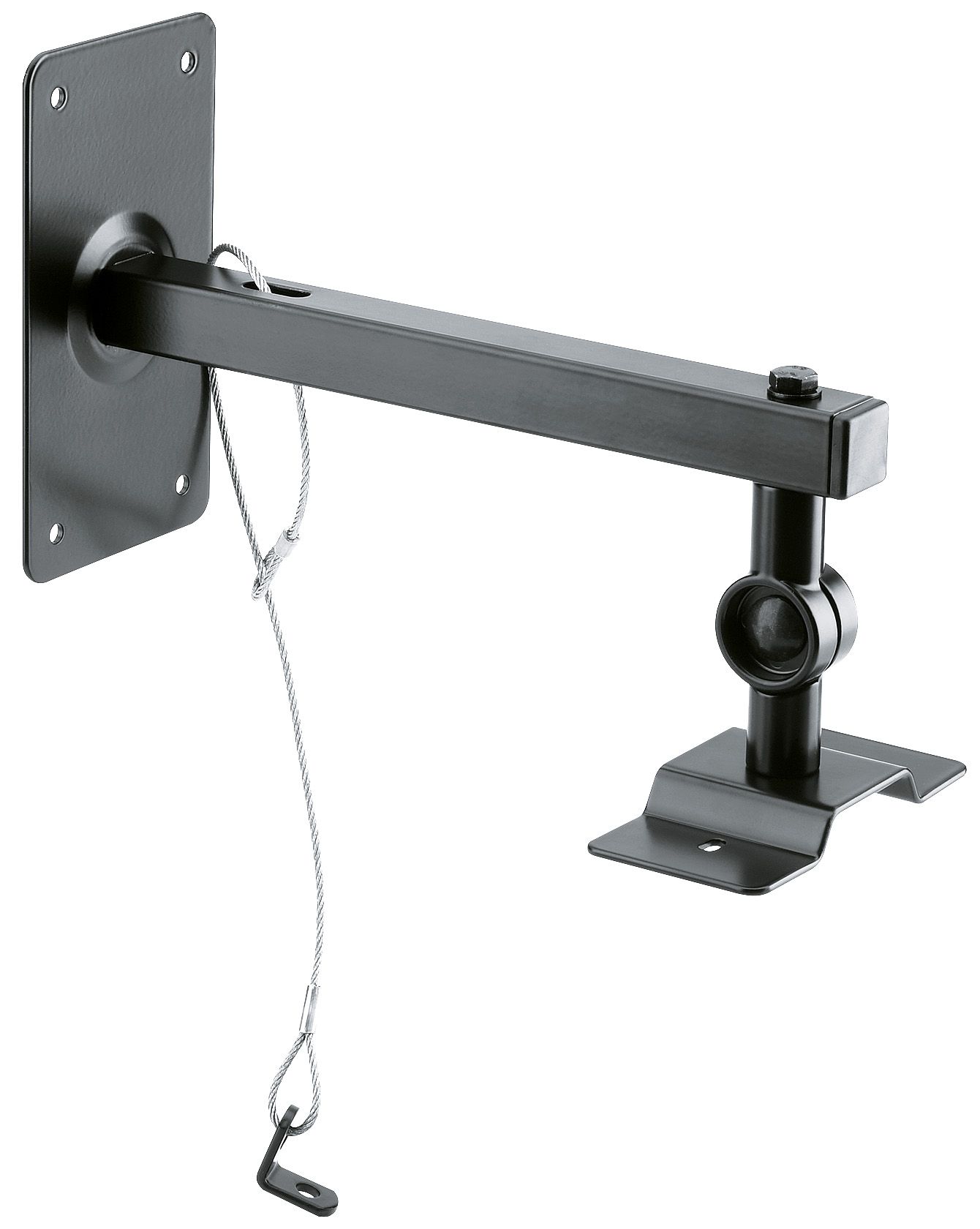 Konig & Meyer 24195 Soporte De Altavoz Para Montaje En Pared Y Techo Negro 24195