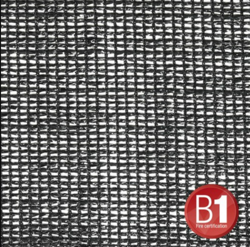 Adam Hall Accesorios 0158 X 46 B - Tul tipo 203 de 4x6 m, con Ojales, Negro 0158 X 46 B