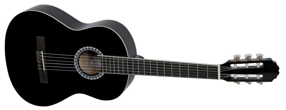 Gewa PS510346 Guitarra Clásica BasicPlus 3/4 Negro PS510346