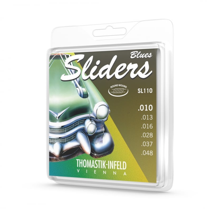 Thomastik Juego de cuerdas guitarra eléctrica Blues Sliders Medium light ACCOTGSL110