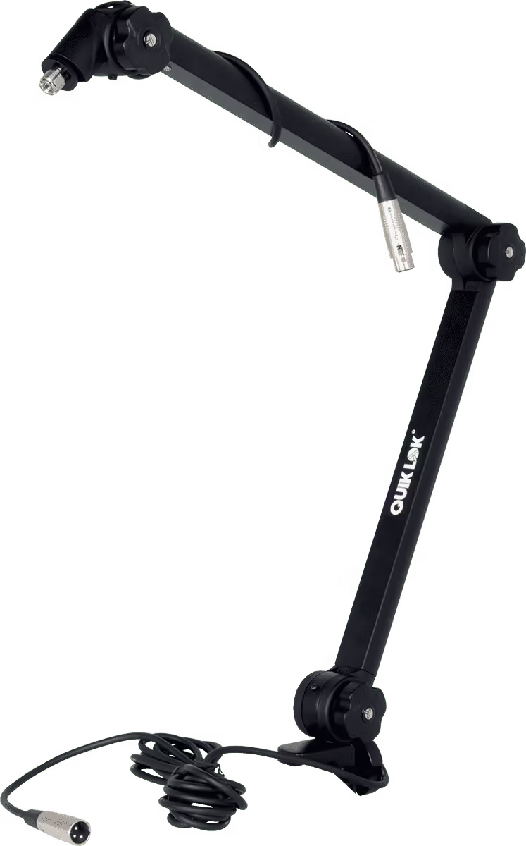 QUIK LOK Soporte Micrófono Sobremesa Pro / Brazo Articulado (2 Kg) TQAA26