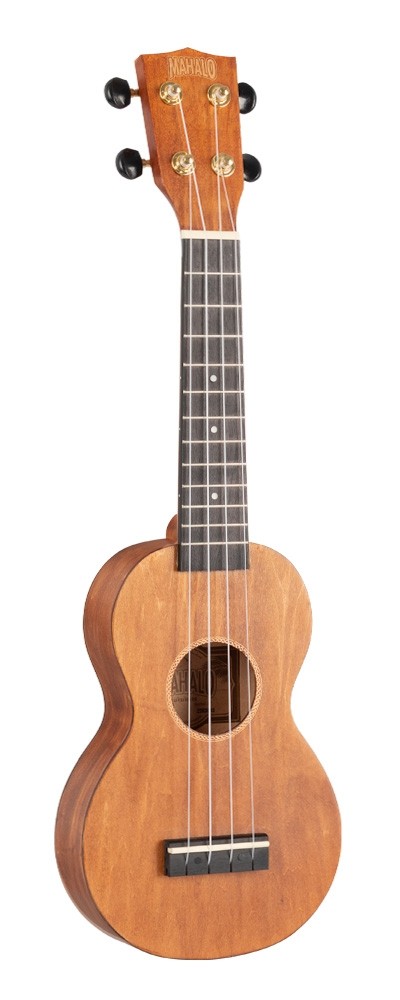 Mahalo Ms1Tbr - Ukelele Serie Slimline Color Marron Con Funda MS1TBR